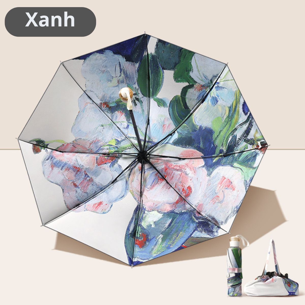Ô dù 3 lớp UV kèm túi đựng-ODG014