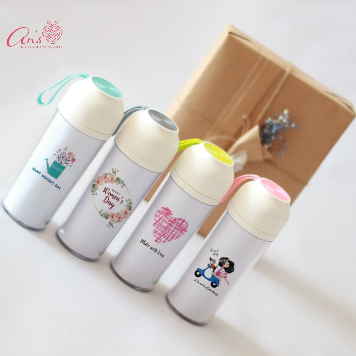 Combo 4 món quà tặng cô giáo in ấn thông điệp