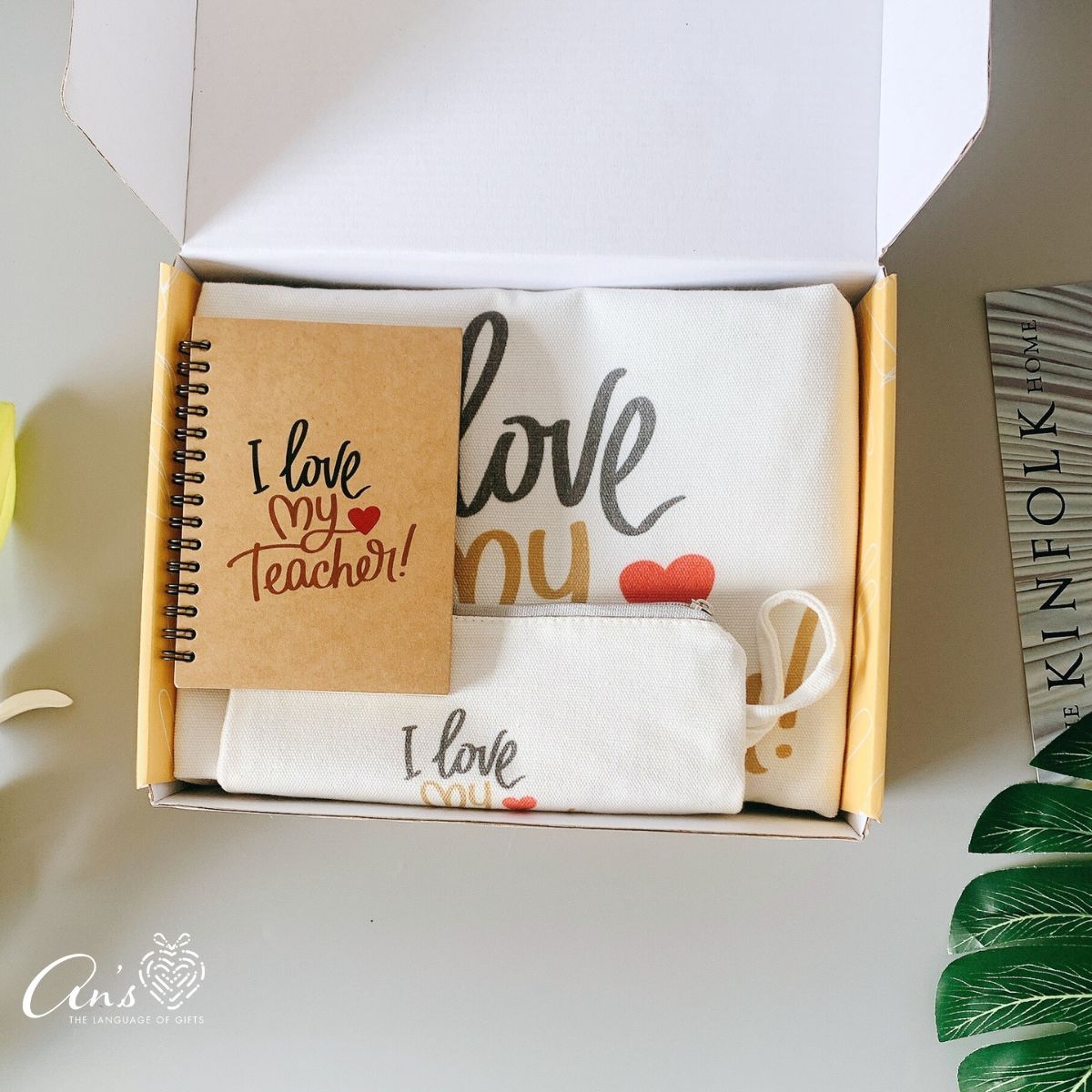 Set Quà 20/11 - Hộp quà 3 món Túi ví sổ tay mã 1005