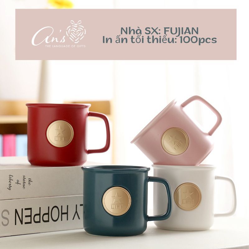 Cốc cà phê cao cấp FUJIAN L1005 - in ấn logo Doanh nghiệp