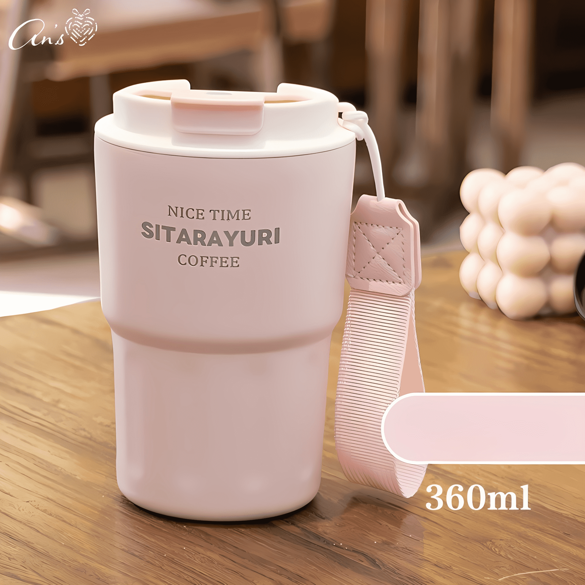 Ly giữ nhiệt đựng cà phê trà sữa - BGN44 (hai dung tích)