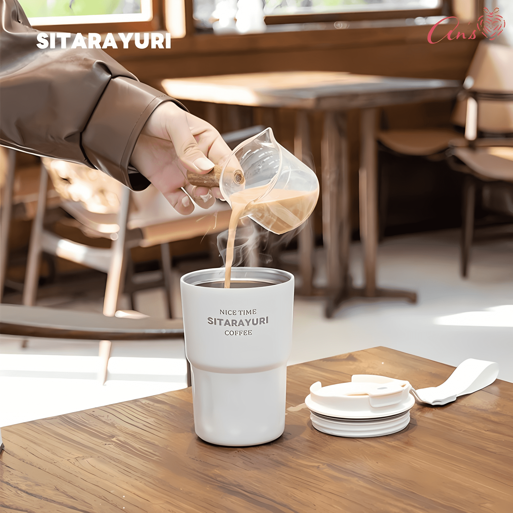 Ly giữ nhiệt in ấn thông điệp - Nhiều thiết kế BGN44_IN