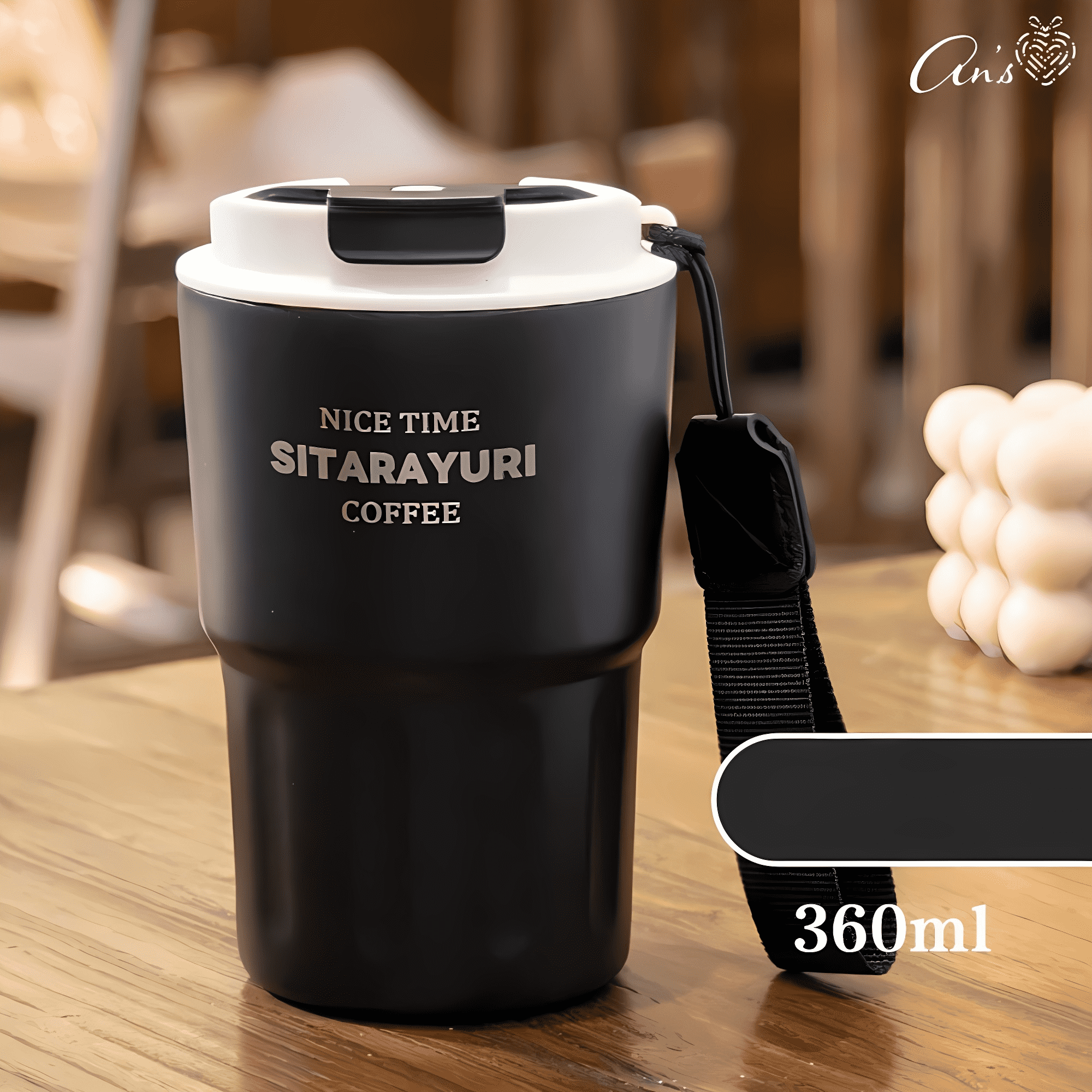 Ly giữ nhiệt đựng cà phê trà sữa - BGN44 (hai dung tích)
