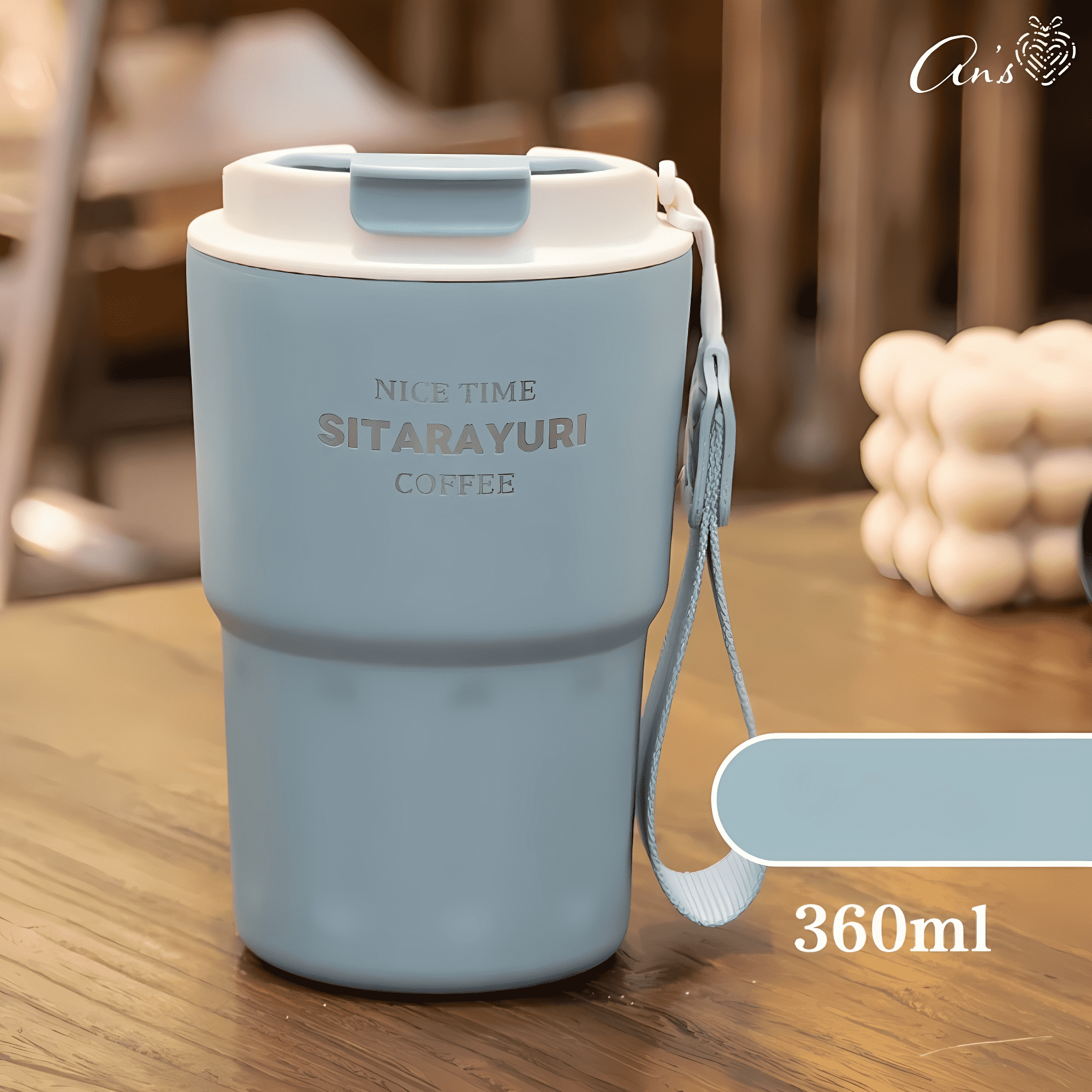 Ly giữ nhiệt đựng cà phê trà sữa - BGN44 (hai dung tích)