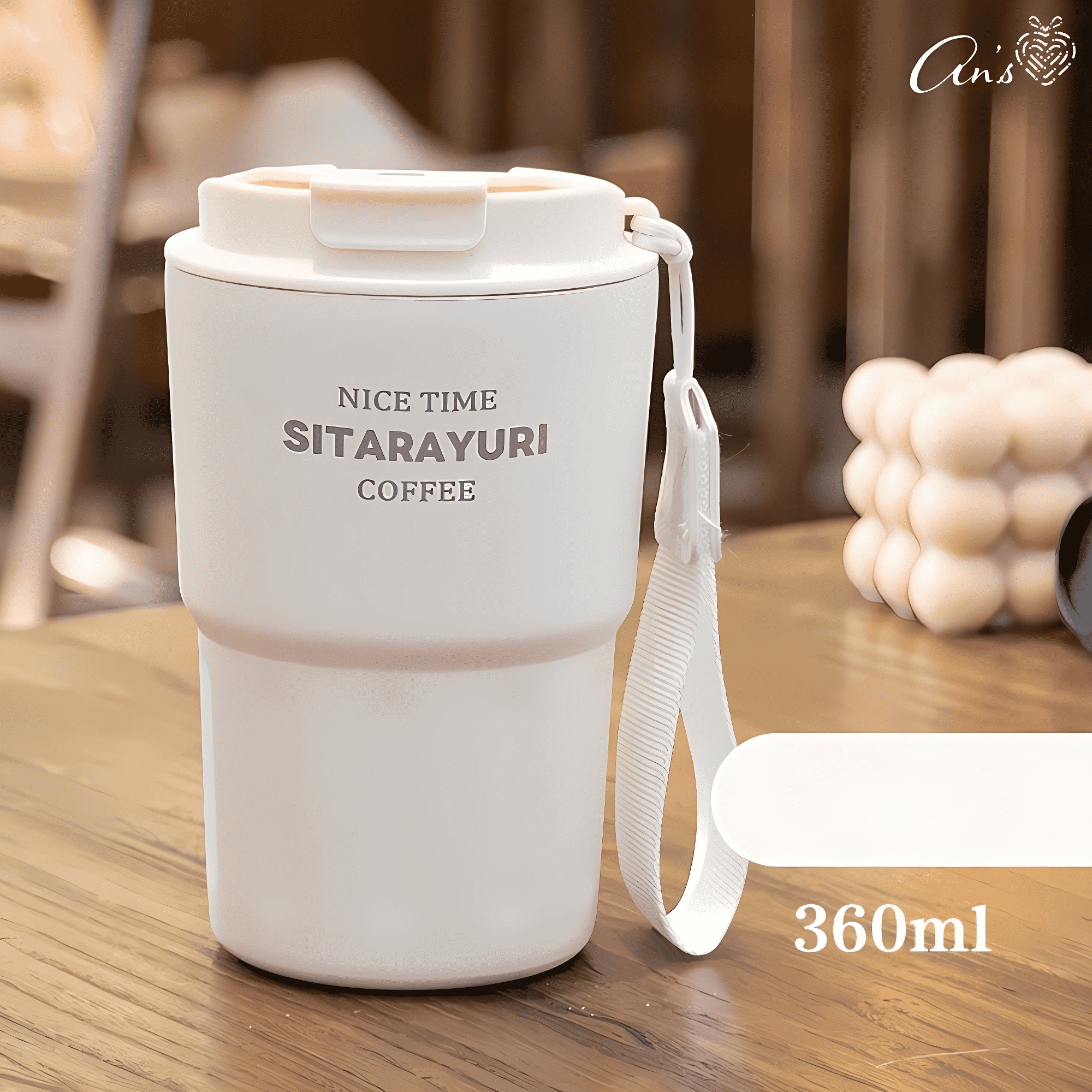 Ly giữ nhiệt đựng cà phê trà sữa - BGN44 (hai dung tích)