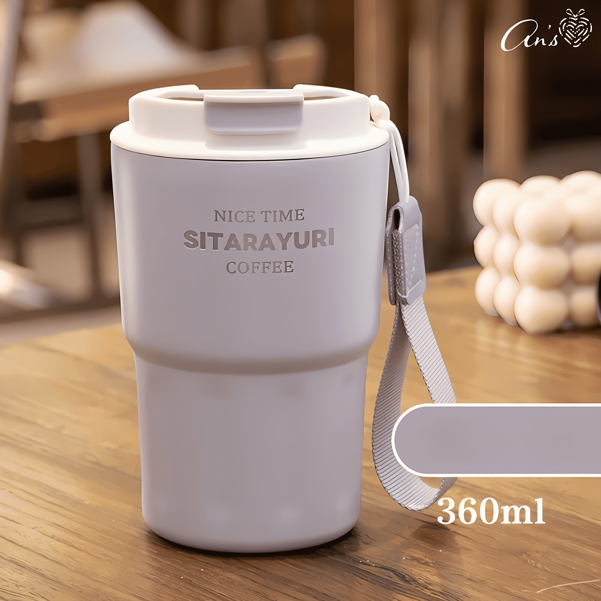 Ly giữ nhiệt đựng cà phê trà sữa - BGN44 (hai dung tích)