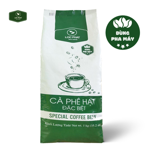 CÀ PHÊ HẠT ĐẶC BIỆT LỘC PHÁT - PHA MÁY 1KG