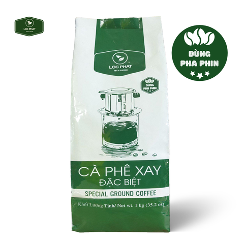 CÀ PHÊ XAY ĐẶC BIỆT LỘC PHÁT - PHA PHIN 1KG