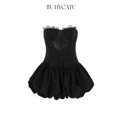 TUBYCATU | CALLA LILY BLACK DRESS