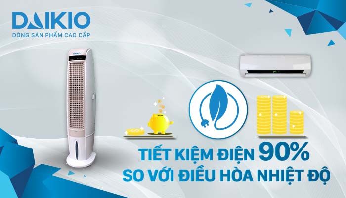 Quạt làm mát hơi nước điều hòa DAIKIOSAN DKA-03500B - 300w