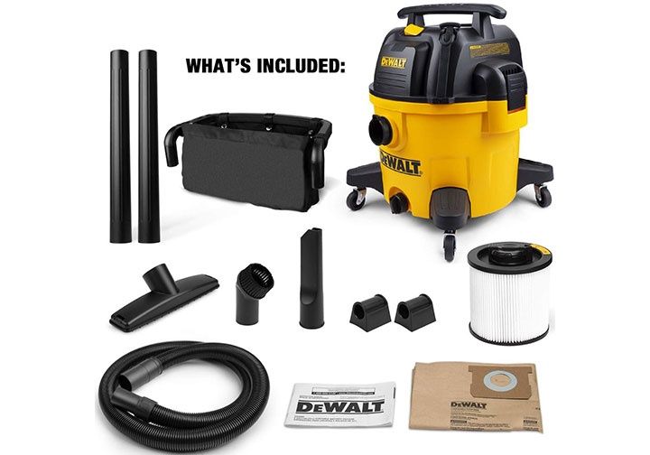 Máy hút bụi 3 chức năng khô và ướt DeWalt DXV34P (34L, 5HP)