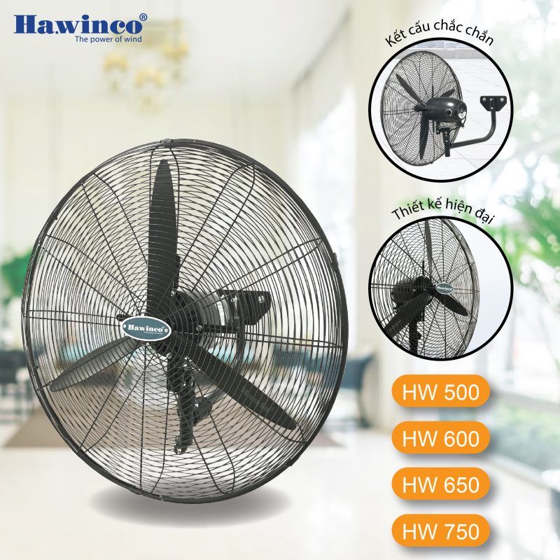 [Hỏa tốc] Quạt treo công nghiệp Hawin HW-500 - 160w