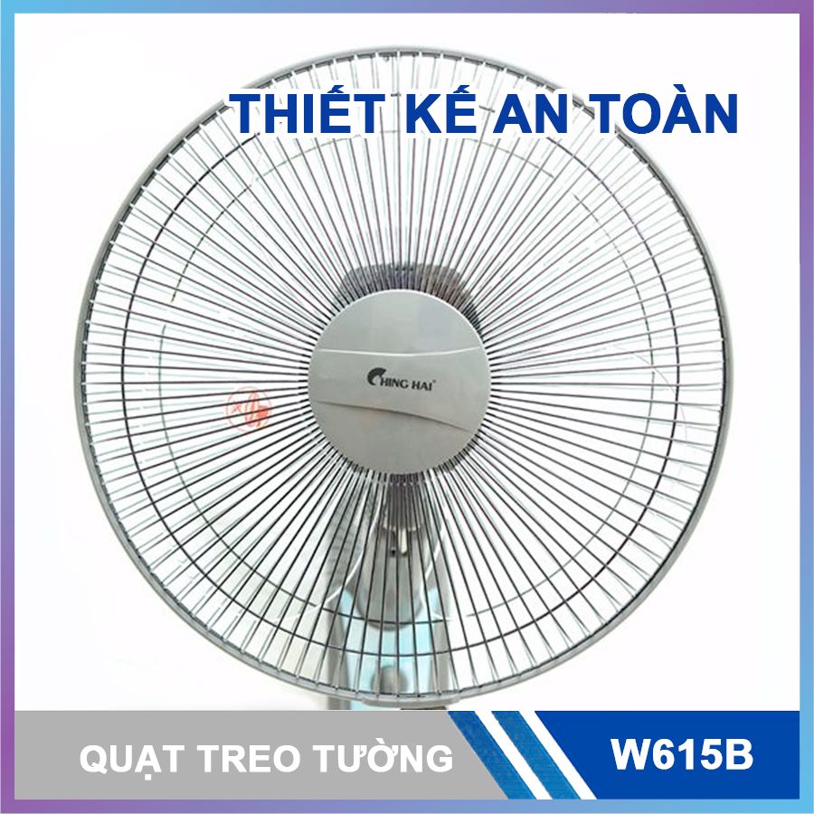 QUẠT TREO TƯỜNG CHING HAI W615B2 - 2 dây giựt