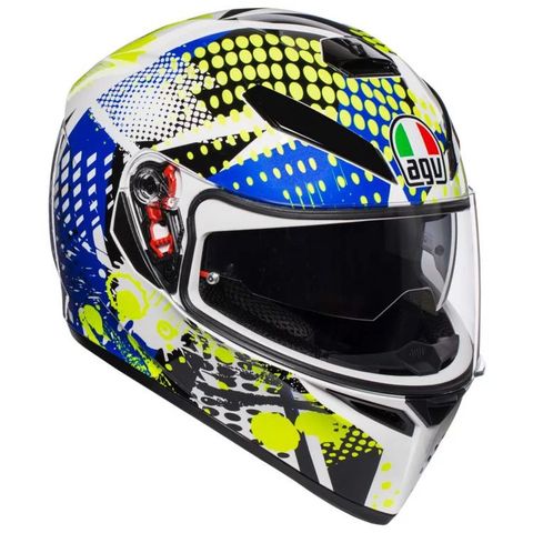 K-3 SV AGV E2205 MULTI ASIA3 POP WHITE/BLUE/LIME