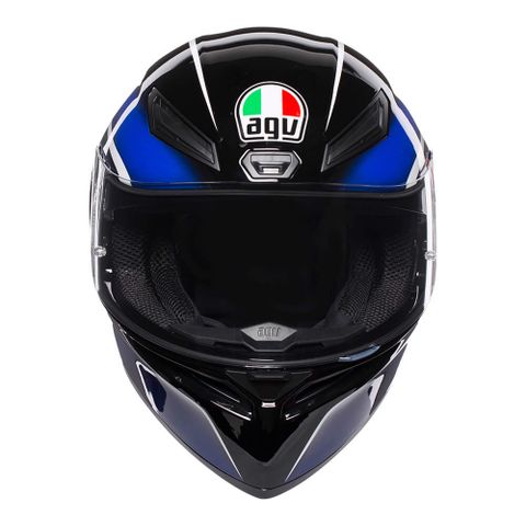 K1 AGV E2205 MULTI ASIA FIT QUALIFY BLACK/BLUE