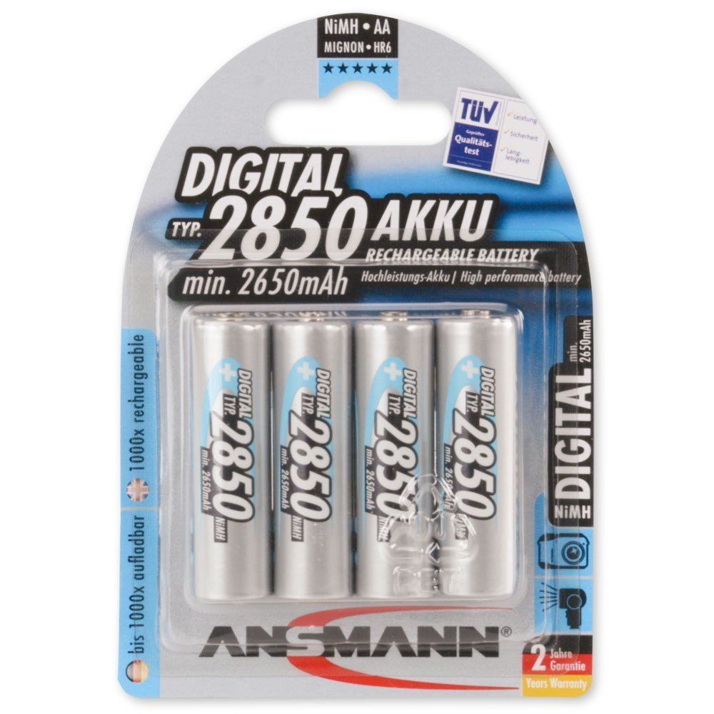 Pin AA Ansmann AA 2850 mAh vỉ 4 viên