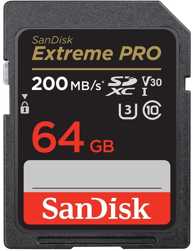 Thẻ nhớ SDXC SanDisk Extreme Pro U3 V30 64GB 200MB/s