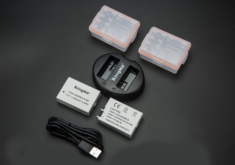 Bộ Pin Sạc máy ảnh KingMa LP-E8 - Pin máy ảnh