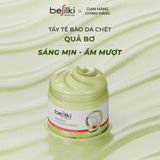  Tẩy tế bào da chết body Besilki kem bơ nghiền nguyên trái 170ml 