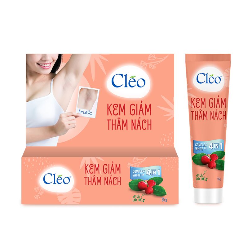 Kem trị thâm nách Cléo - thổi bay thâm nách - sáng da tự tin 35g