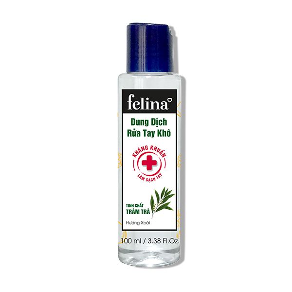 Nước rửa tay khô Felina 100ml_Hương Xoài