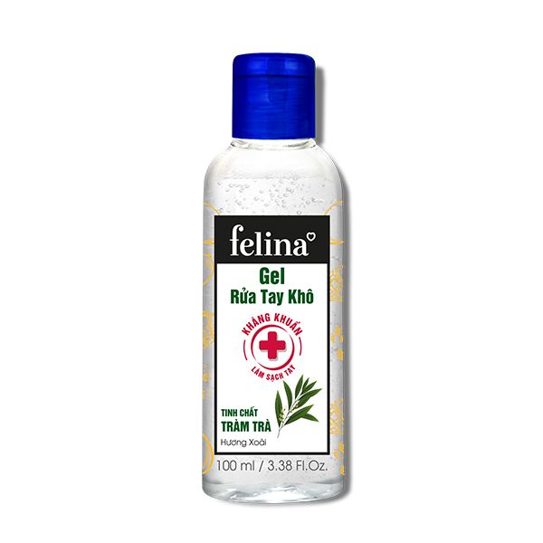 Gel rửa tay khô Felina 100ml_Hương Xoài