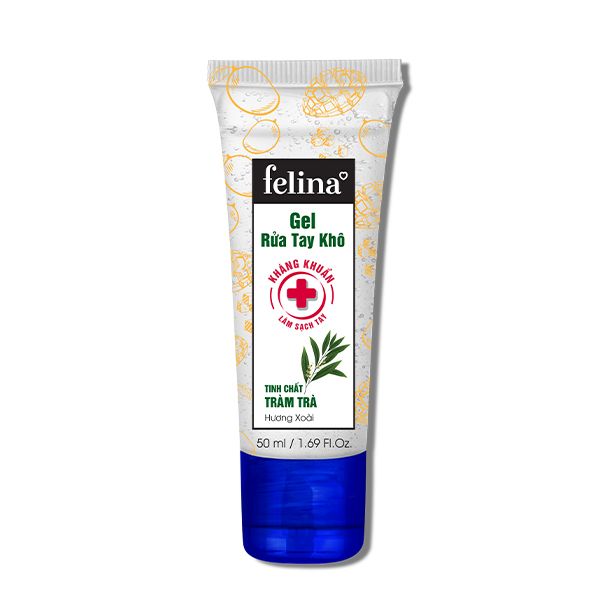 Gel rửa tay khô Felina 50ml_Hương Xoài