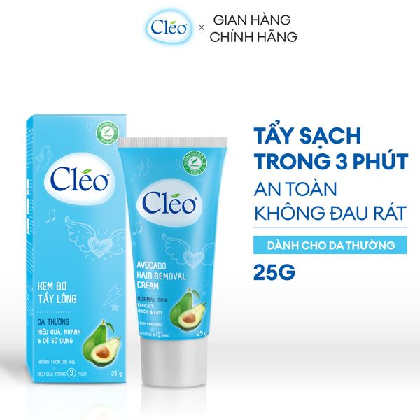 Kem Tẩy Lông Nách - Da Thường CLEO 25G/50G