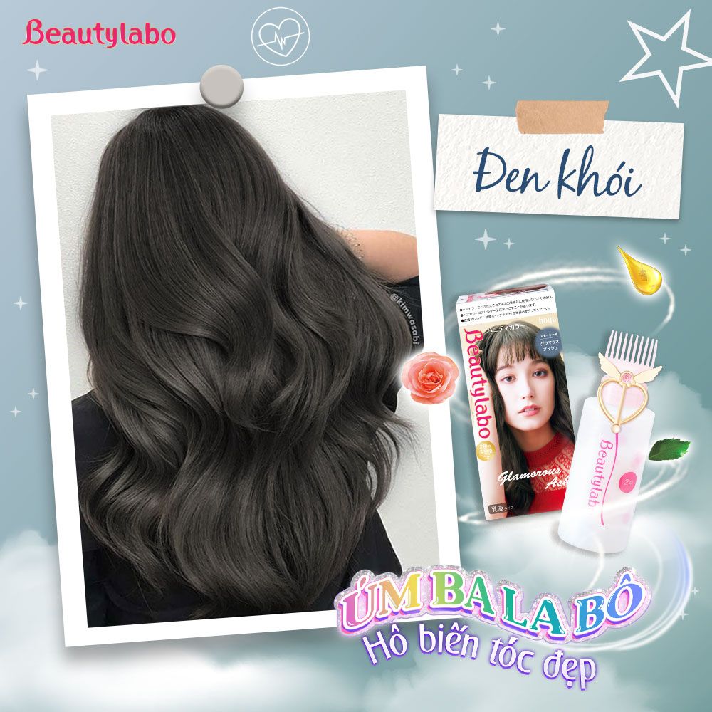  Kem nhuộm thời trang Beautylabo Vanity - Đen Khói 