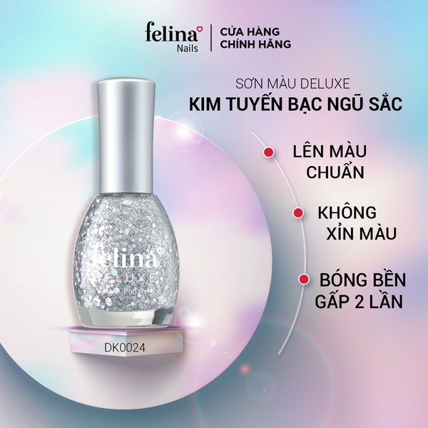Sơn Móng Tay Felina Deluxe 16ml, màu sắc sang trọng