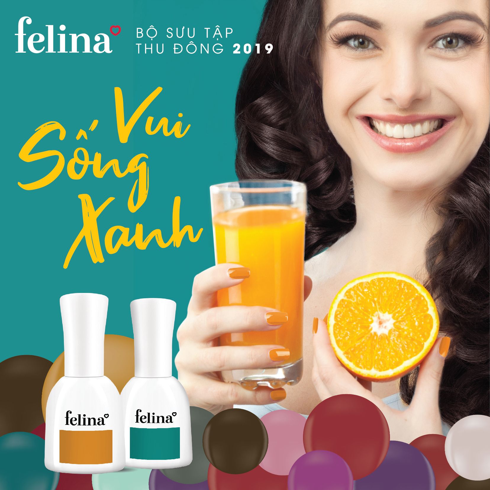 Bộ Sưu Tập Gel Thu Đông 2019 - Vui Sống Xanh