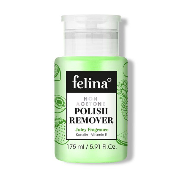Nước chùi móng Non - Acetone Felina Hương trái cây tổng hợp 175ml - NA009