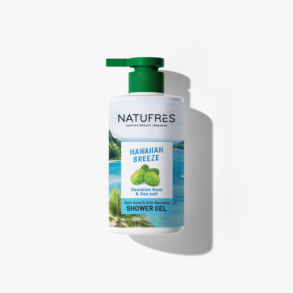 SỮA TẮM NATUFRES HAWAIIAN BREEZE - Muối biển và trái nhàu Hawaii