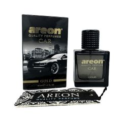 Nước hoa xe hơi cao cấp - Areon Car Perfume Gold 50ml - Sang Trọng & Nam Tính