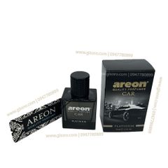 Nước hoa xe hơi cao cấp - Areon Car Perfume Platinum 50ml - Sang Trọng & The Mát