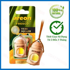 Tinh dầu treo ô tô Areon Yuzu Squash hương Quýt tây ( Dịu Nhẹ - Xả Stress )