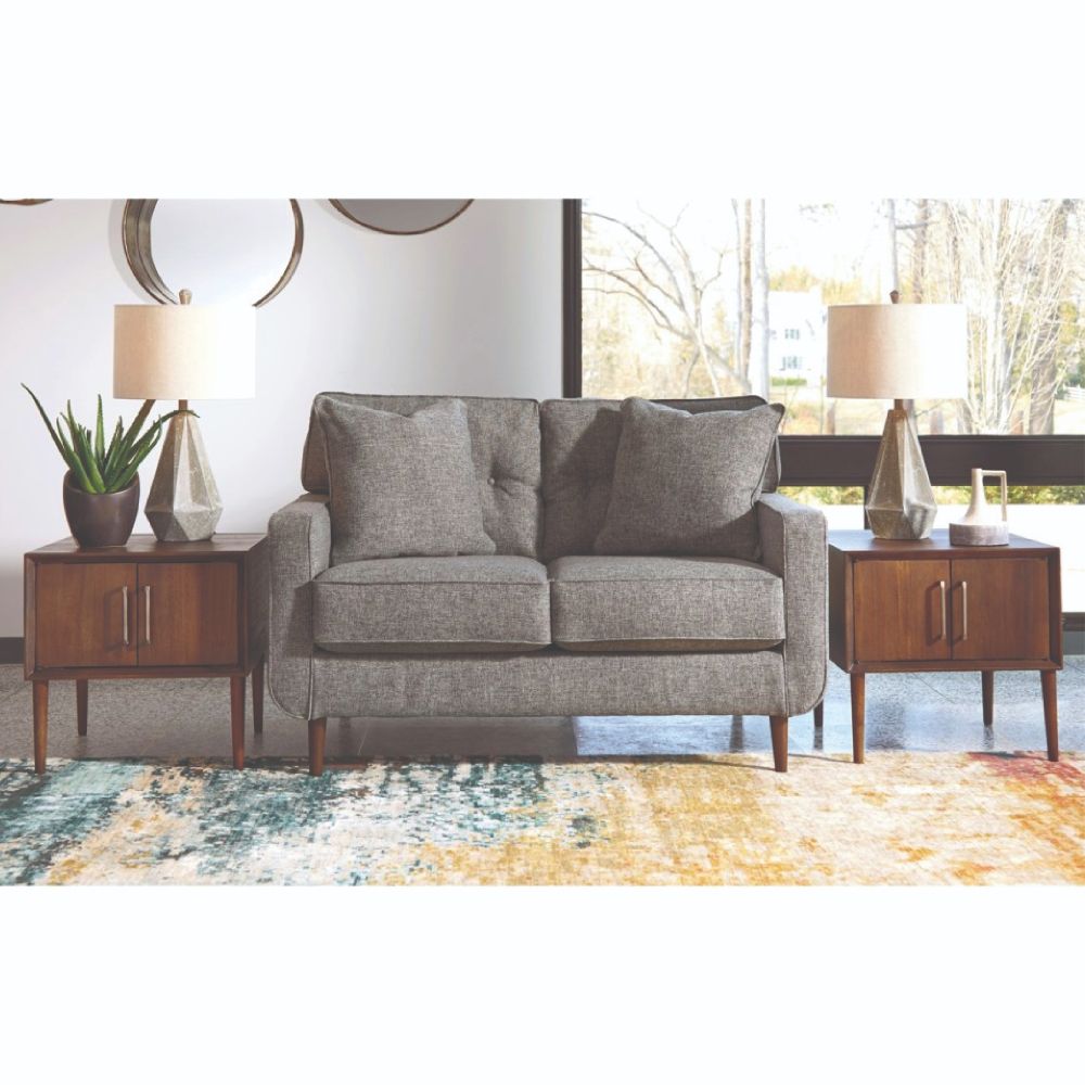 Sofa băng 2, Vải, màu Charcoal, Urban