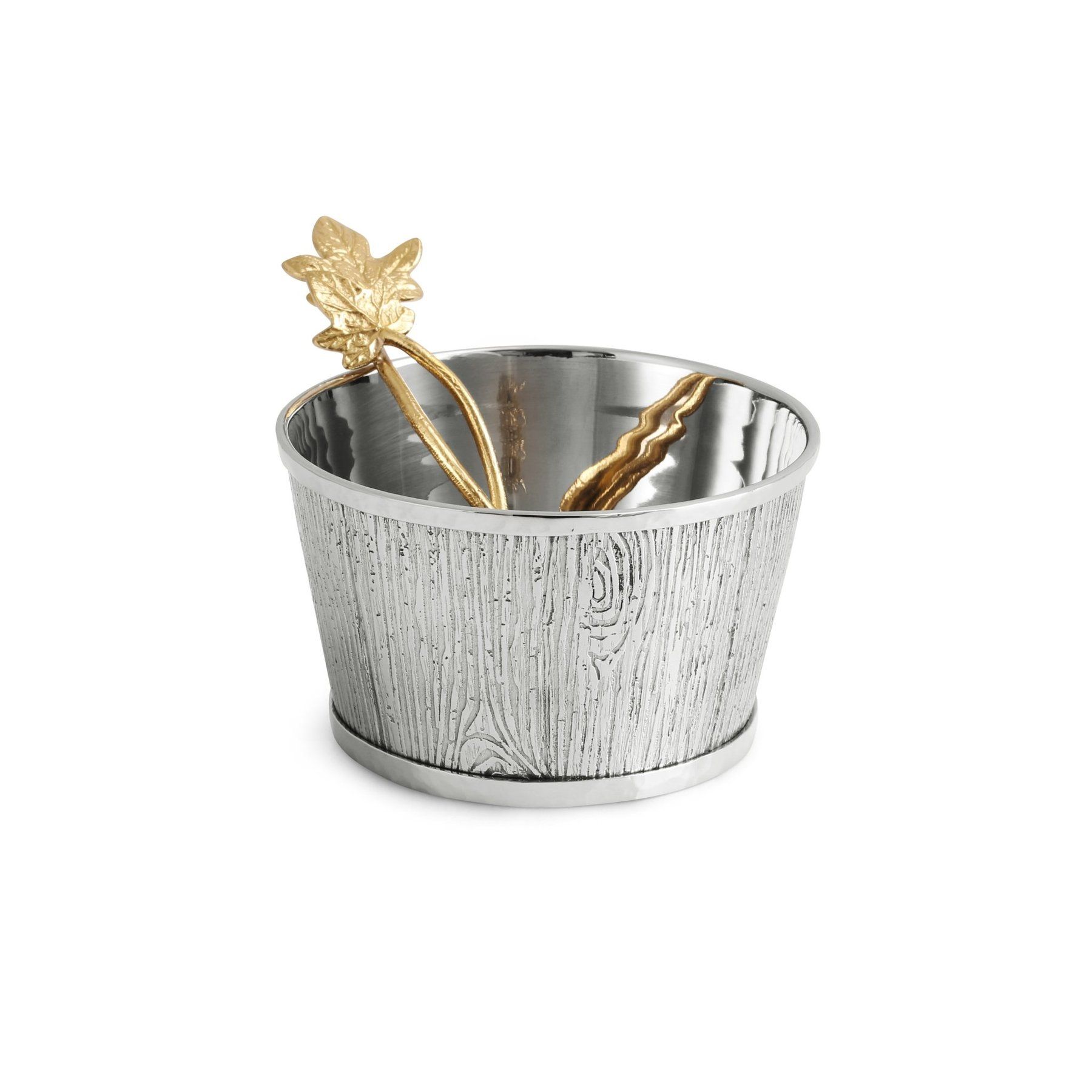 Bộ dĩa và muỗng đựng hạt, hoạ tiết lá Ivy & Oak