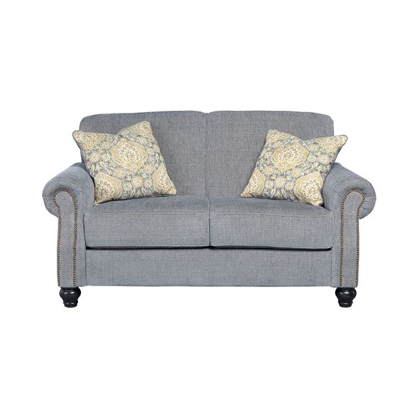 Sofa băng 2, Vải, màu Fog, Vintage