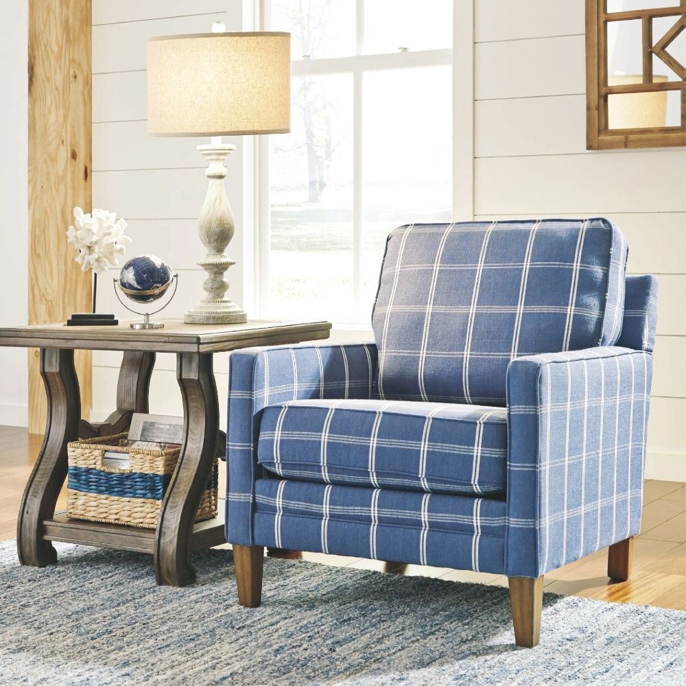 Sofa, vải, băng 1, màu Cobalt, Vint