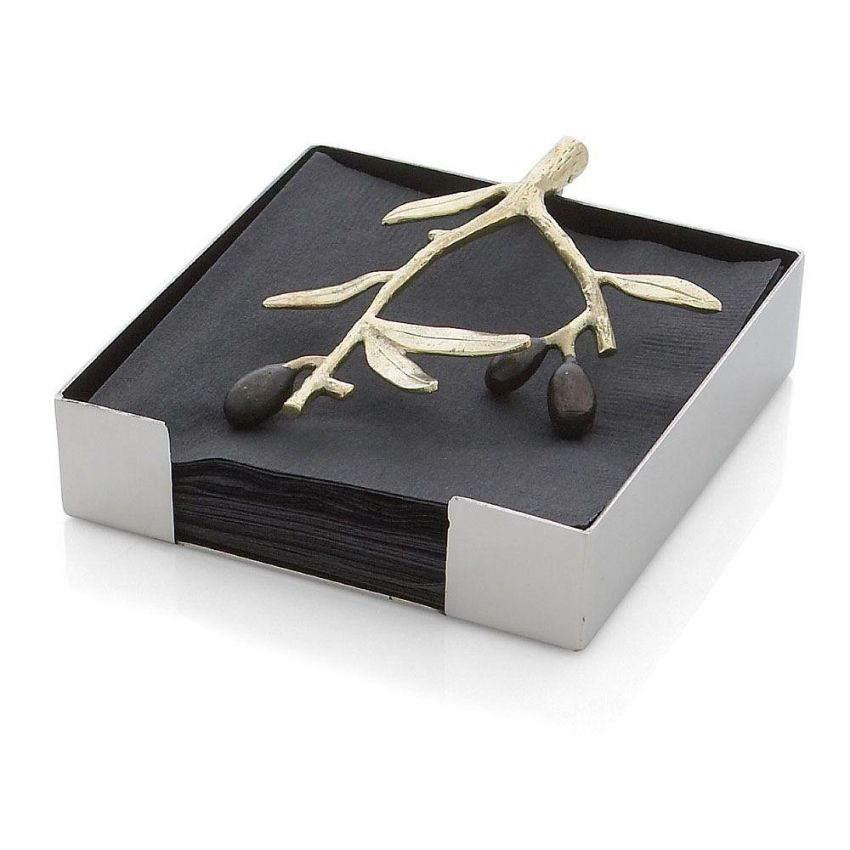 Hộp đựng giấy, Vuông, hình Olive