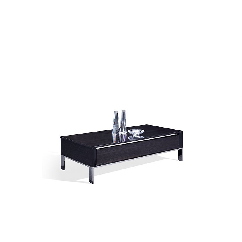 Bàn salon,Gổ 140*70*40 Đen Sọc xám Bóng