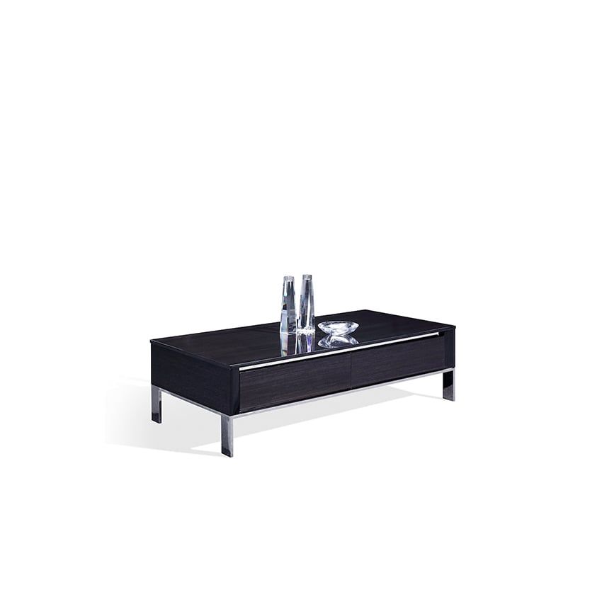 Bàn salon,Gổ 140*70*40 Đen Sọc xám Bóng