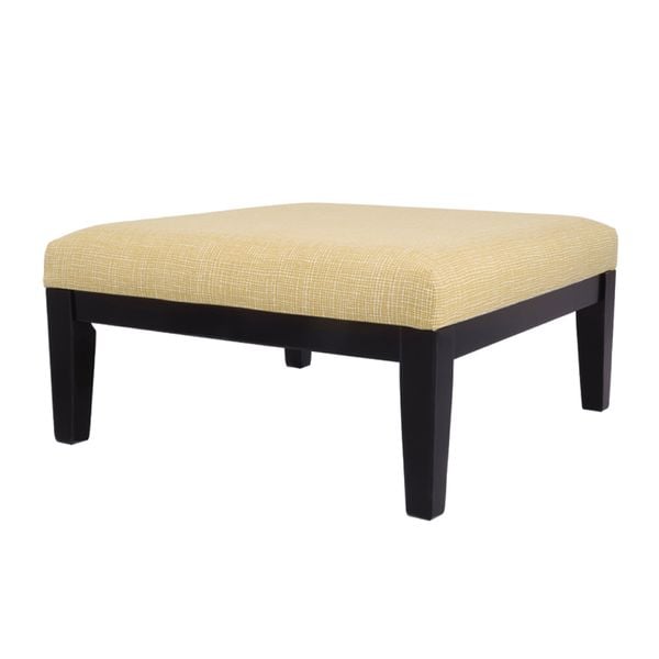 Đôn salon, Vải, Vuông, 901W*901D*431H, màu Buttercup
