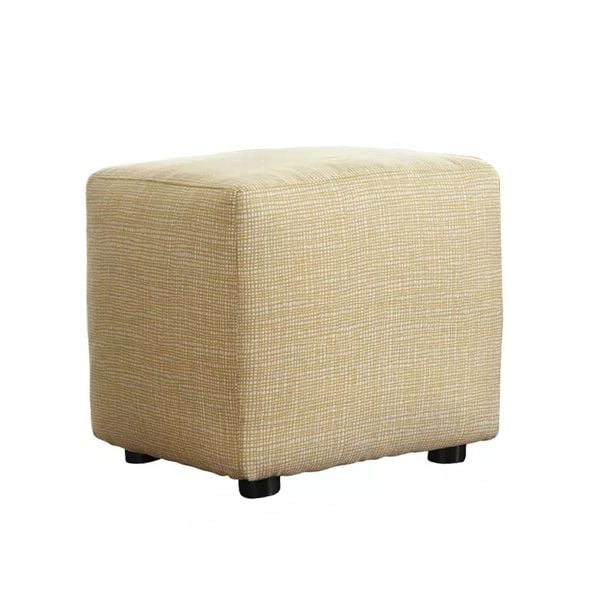 Đôn salon, Vải, Vuông, 520W*520D*482H, màu Buttercup