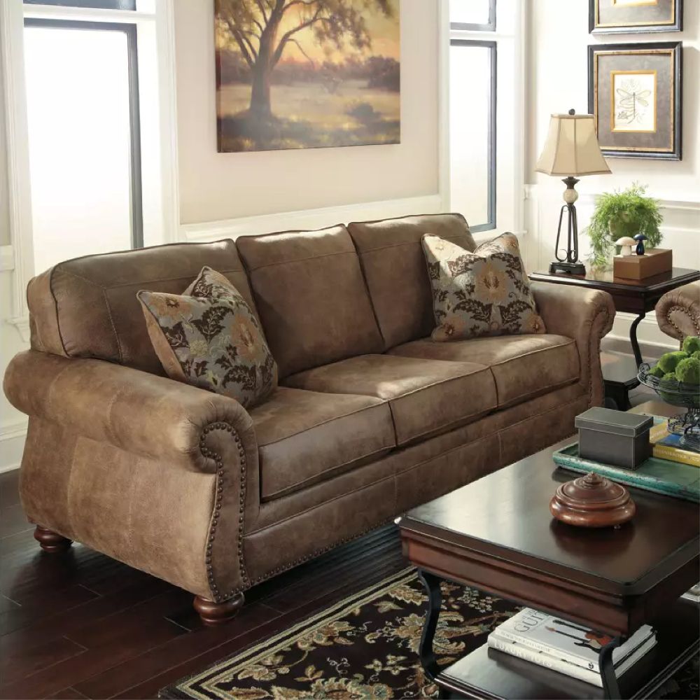 Sofa, Vải băng 3 , 2260W*990D*965H, màu Earth, Tradi
