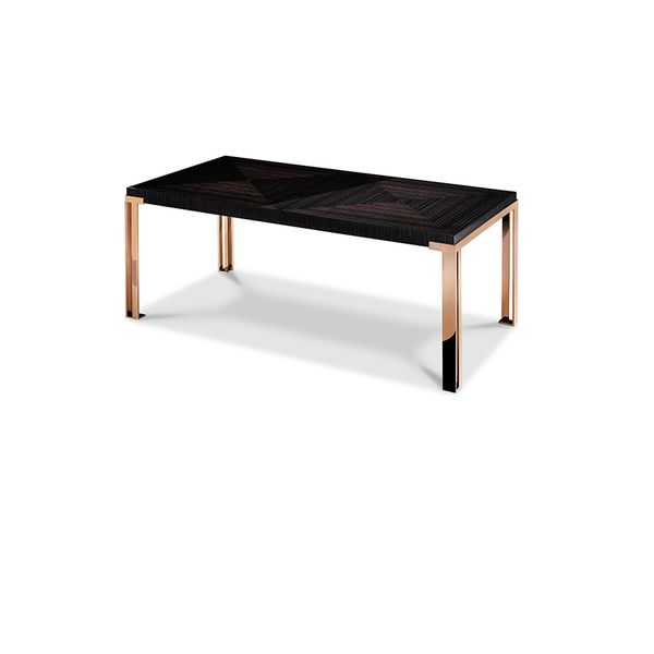 BÀN ĂN GỖ VENEER MUN BÓNG MÀU