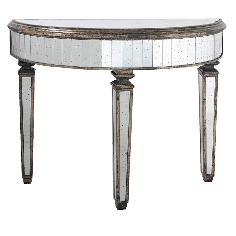 Bàn trang trí, 105*39*86, Kiếng, Gỗ