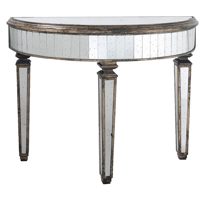 Bàn trang trí, 105*39*86, Kiếng, Gỗ