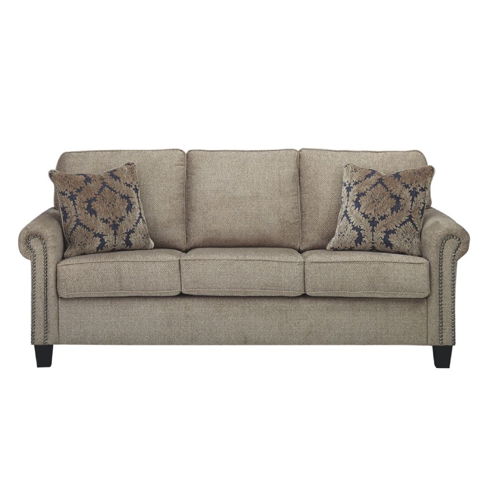 Sofa, băng 3, vải, màu Pewter, Tradi